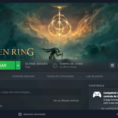 Conta steam offline com Elden Ring