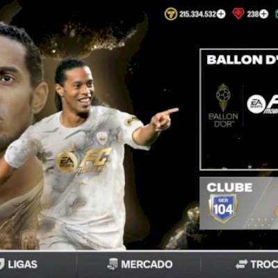 Conta EA FC 24 - ger 104 com 4 jogador (negc) acima de 70M e mais 215M na caixa.