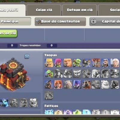 Conta cv 10 com todos os contrutores