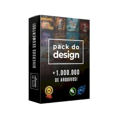 Mega Pack Designer Gráfico: 1 Milhão de Artes Editáveis + Bônus