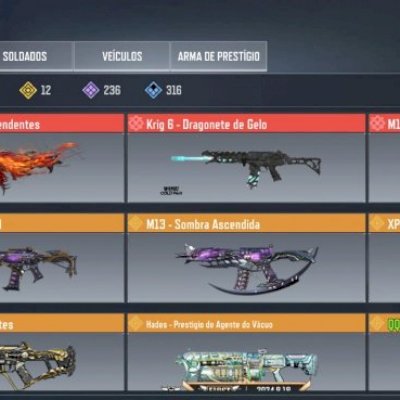 CODM - CONTA PRA SAIR LOGO, 3 MITICAS, 14 LENDARIAS, 2 AGENTES LENDARIOS