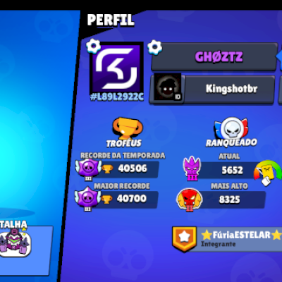 Vendo conta de brawl stars e clash