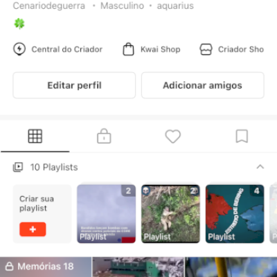 Conta Kwai 180k de seguidores