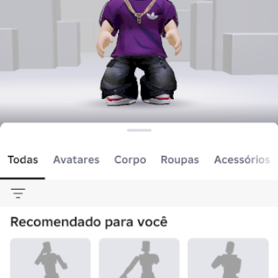 CONTA DE ROBLOX BOA PRA JOGAR