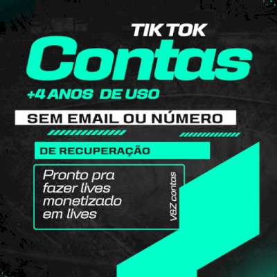 Contas tik tok+60 seguidores monetizado