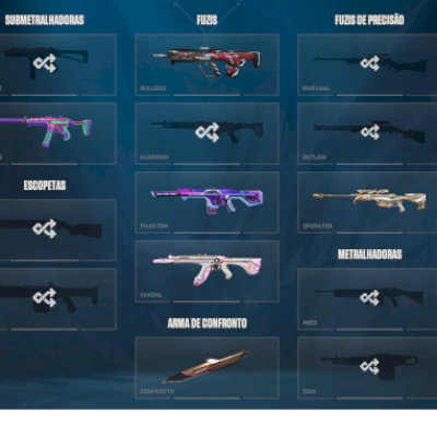 CONTA DE VALORANT MAIS DE 10 VANDAIS