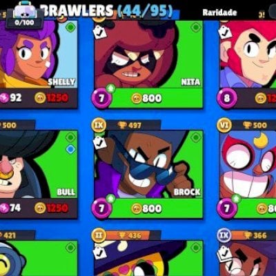 Vendo conta de brawl stars