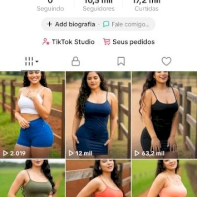CONTA DO TIKTOK MONETIZADA +10,5K SEGUIDORES (BEM ENGAJADA)
