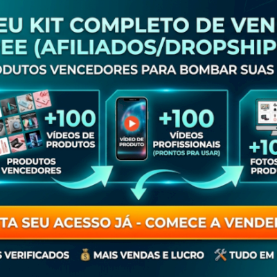 🛠️ KIT COMPLETO DE VENDAS SHOPEE: VÍDEOS, FOTOS E LINKS JÁ PRONTOS!