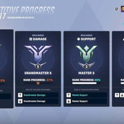 CONTA DESBLOQUEADA PARA UTILIZAR EM RANKED NO OVERWATCH 2