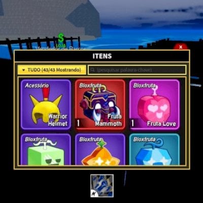 Conta blox fruits levei quase max