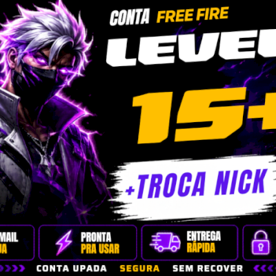 CONTA FREE FIRE LEVEL 15+ IDEAL PARA FARM E APOSTADO | MAIS BARATO