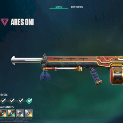 conta valorant com algumas skins