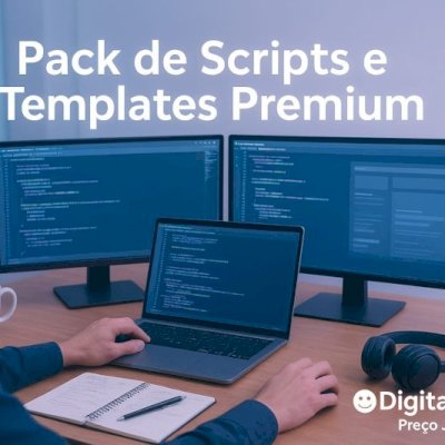 🚀 Pack de Scripts e Templates Premium 💻 Automatize seu site em minutos!