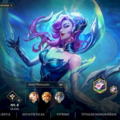 WILD RIFT - 87 skins, Mestre, Nivel 119