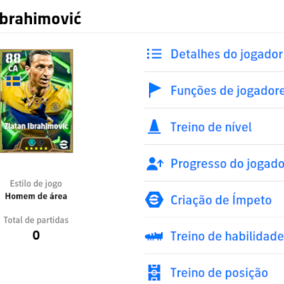 Conta efootball com Ibrahimovic 109