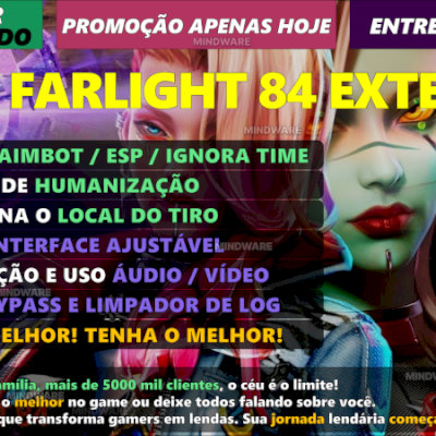 CHEAT FARLIGHT 84 EXTERNAL V2.9.0.1 ✅ EXCLUSIVO E RECOMENDADO