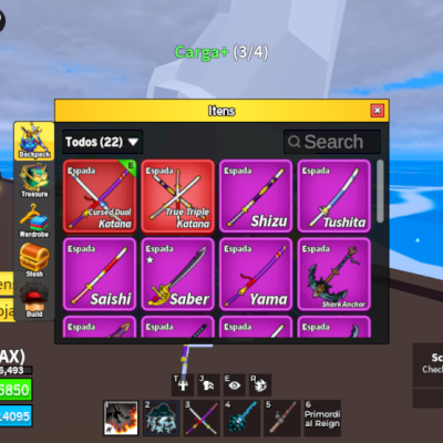 CONTA BLOX FRUITS LVL 2800!