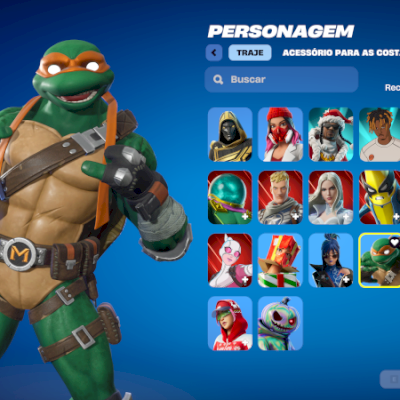 Conta Fortnite| 36 Skins | Michelangelo | Entrega Automática