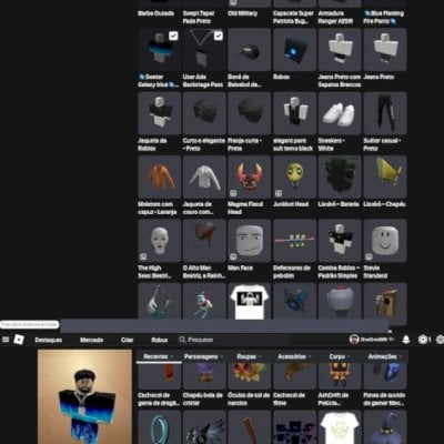 Desapego de conta do roblox