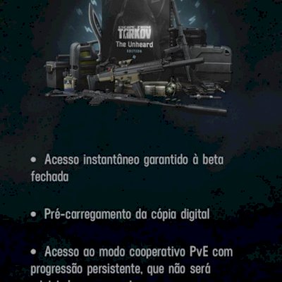 Escape from Tarkov – Unheard Edition (Versão Mais Completa!)