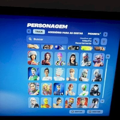 Vendo conta fortnite PREÇO NEGOCIÁVEL
