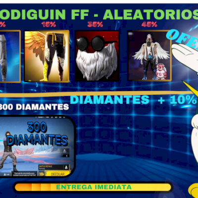 Codiguin Free Fire, Contas e Diamantes Ofertas Imperdíveis! [ENTREGA AUTOMÁTICA]