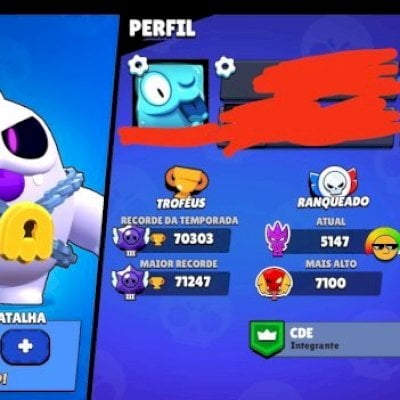 Conta Brawl Stars todos os blawlers (93/93) 50 hipercarga, vídeo baixo também
