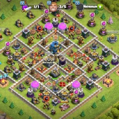 Conta nv 121 cv 12 recente mais 3k de gemas