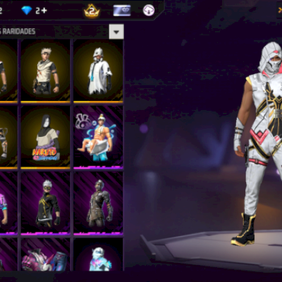 VENDO ESTA CONTA DE FREE FIRE, PARA JA COMEÇAR COM ALGUNS ITENS