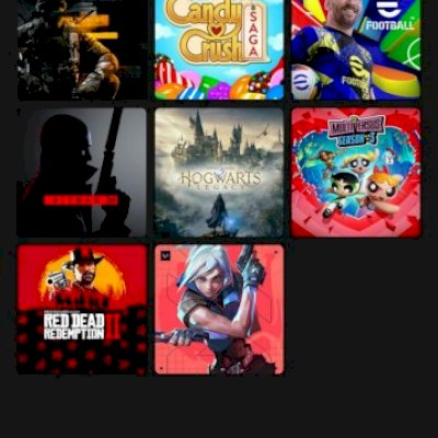 Conta com hogwarts legacy e Red dead 2