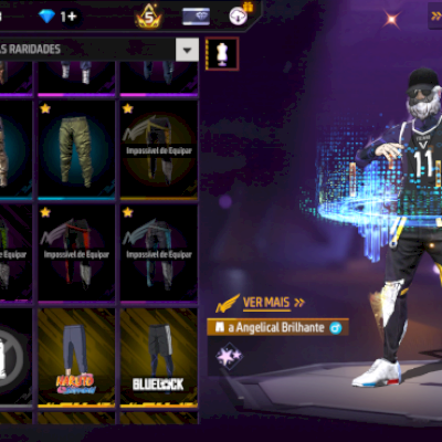 Conta de Free Fire com angelicais