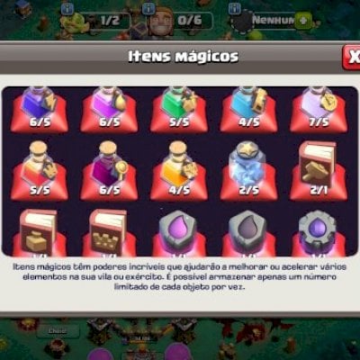 Cv10 com paisagem + Conta Clash royale Arena 14.