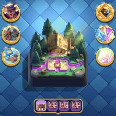 Conta de clash royale boa