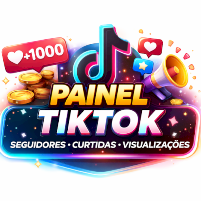 🚀 PAINEL TIKTOK – SEGUIDORES, CURTIDAS E VISUALIZAÇÕES