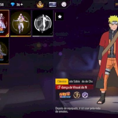 Conta free fire rara