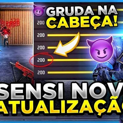 😱 ACHEI A MELHOR SENSI XITADA 😱 DO FF PARA DA CAPA EM TODOS OS CELULARES 🎉