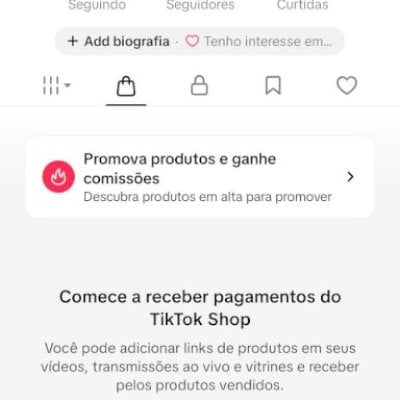 CONTA DO TIKTOK COM SHOP ATIVO +2K SEGUIDORES (ENGAJAMENTO REAL)