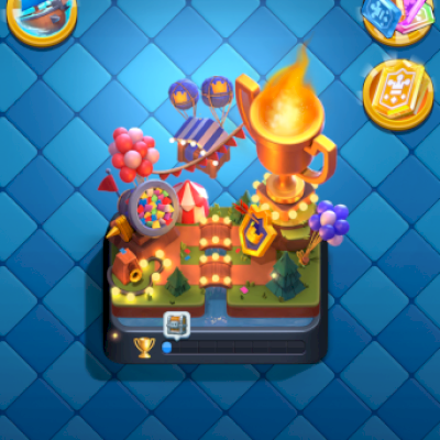 Clash Royale LVL 29 (Torre do Rei 10) princesa 10 410k ouro NICK