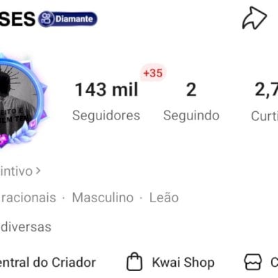 Conta Kwai 140K Seguidores — Muito Engajada 🔥