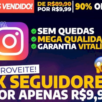 [Promoção] Seguidores Instagram por apenas R$ 9,99