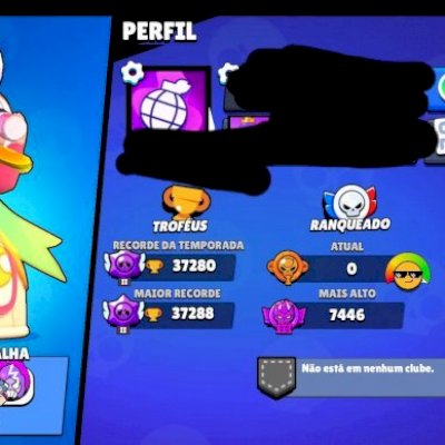 Conta Brawl Stars 2019.