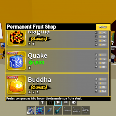 Conta Blox Fruits LEVEL MAX 2600 -30M Bounty -Frutas Permanentes Ingeridas,