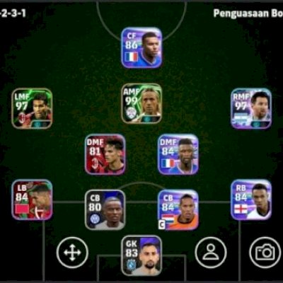 Efootball mobile contas