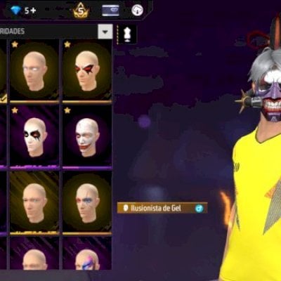 Conta free fire nível 75 , prime 6 , 16k de like , conta muito gemada