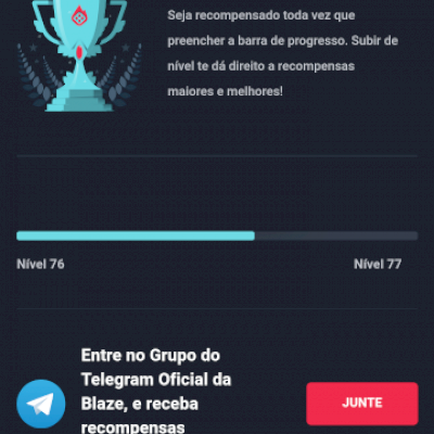 Conta da blazer nível 76 platina