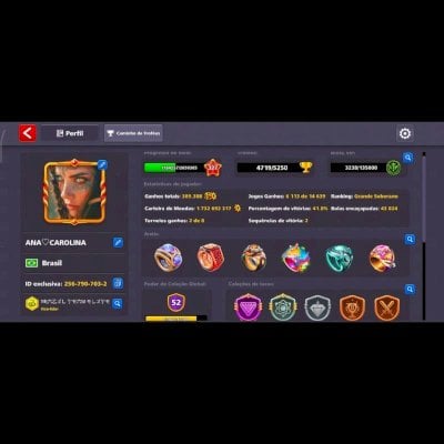 CONTA LEVEL 327, ID ANTIGO VALOR 350R$
