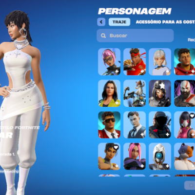 CONTA DE FORTNITE RECHEADA DE ITENS
