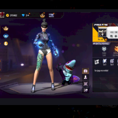 CONTA FREE FIRE ANTIGA E BOA