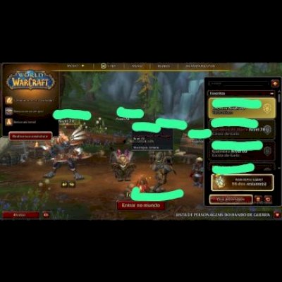 conta ta parada, tem 200k de ouro e 9 rs de saldo battle net